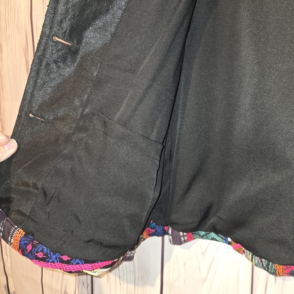 TravelSmith Geometric Pattern Blazer Womens Size Medium - Picture 5 of 8